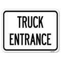 Signmission Driveway Sign Truck Entrance Heavy-Gauge Aluminum Rust Proof Parking Sign, 18" x 24", A-1824-24122 A-1824-24122
